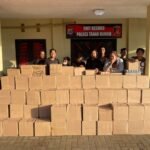 Polres Tanah Bumbu mengamankan ratusan dus Minuman Keras diduga Tanapa Izin Edar